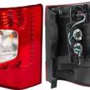 LED Halogen Tail Lights Compatible with 2011 2012 2013 2014 2015 2016 Town & Country Driver and Passenger Side Taillights Brake Signal Assembly, CH2801198 CH2800198