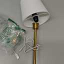 Cordless Table Lamp Rechargeable Gold - 1 Pack Brass 4000mAH Battery Operated Lamp for Decor, 3000K Stepless Dimming Touch Control Wireless Lamp for Bedroom, Dining Table, Counter, Living Room