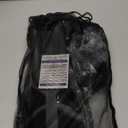 Snorkel Set with Fins for Adults, Snorkeling Gear for Adults Men and Women, Snorkle, Mask Set Adults Dry Top Snorkel Mask Combo Set with Travel Bag for Snorkeling, Diving, Swimming (Small-Medium, Black)