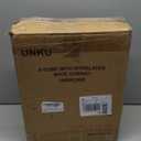 UNKU Shoe Rack, 6 Tier Shoe Storage Cabinet 24 Pair Plastic Shoe Shelves Organizer for Closet Bedroom Entryway Black