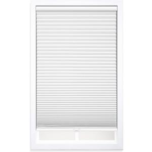 DEZ FURNISHINGS Cordless 1.5" Blackout Cellular Shade, 20"W x 48"H, White