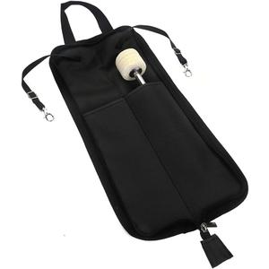 Tbest Drum Stick Holders, Drum Stick Storage Hanging Bag Drumstick Portable Handbag with Handle 5 Colors Available (Black/Red/Green/Blue/)(Black) Drumstick Case Drum Stick Bag