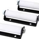 RV Slide Out Roller Replacement, Solid Steel Plate Nylon Dual Roller Compatible with Most Lippert Slide-Out Systems (3 Pack)