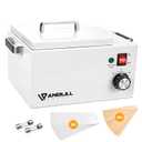 Anbull 5.5lb Professional Single Wax Warmer, Electric Lagre 2.5L Wax Heater Pot for Hair Removal with 20-120 Temperature Control, Paraffin Hot Facial Skin SPA Equipment