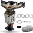 674-091 Front Converter Compatible with 2019-2020 Hyundai Santa Fe SE/SEL/Limited Sport, 2016-2022 Kia Sportage LX/EX/Nightfall Edition Sport, 2016-2020 Sorento L/LX Sport 2.4L L4 AWD