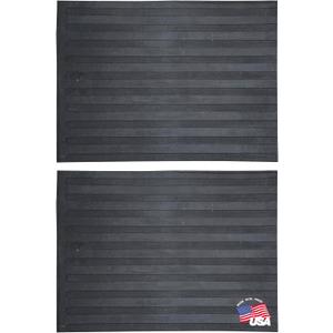 Boomerang Rubber Multi-Use Utility Mat, 3' X 4' X 5/16", 2 Pack, Made in The USA, Recycled Rubber Value-Grade Mats Great for Agricultural Stable Stalls, Gym, Workshop, Garage