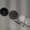 Nessus Reusable Pod Kit for Nespresso Pods Vertuo, Reuse Old Coffee Pods for Nespresso Vertuo: 100 Pcs Aluminum Foil Seal Lid, Holder, Brush, Refillable Vertuo Plus Next Capsule Machine(No Pods Come) (Black)