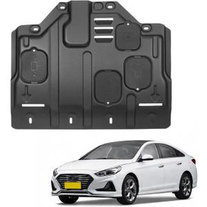 Front Engine Splash Shield Fit for 2015-2017 Hyundai Sonata/Kia Optima 2016-2020, Direct Replacement Engine Splash Guard,Engine Guard for Underbody Protection