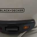 BLACK+DECKER Rice Cooker 28 Cups Cooked (14 Cups Uncooked) with Steaming Basket, Removable Non-Stick Bowl, White