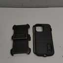 Yowtrey for Phone Case iPhone 13 Pro Max Case Black with Belt Clip Heavy Duty Holster for Shockproof Cases, 3 Layers of Sturdy, Military Grade Defender Cover for iPhone 13 Pro Max Cases Black 6.7 Inch