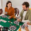 Cheerland Casino Party Decorations Paper Plates for Las Vegas Disposable Poker Casino Night Party Supplies Dessert Plate Theme Birthday Bachelor Poker Event Parties and Game Nights 7 Inch Pack of 24