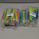 Haikole Hookah Tips 100 PCS Hookah Accessories,Disposable Hookah Tips for Most Hookah Mouthpiece Handles Made, Mixed Colors Male Hookah Hose Mouth,3.51inch Hookah Tip（L Size）