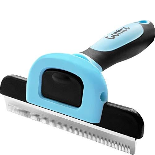 Gonicc PDT- 1001 Professional Pet De Shedding comb Tool Blue, For Large and Medium Dogs