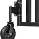 Heavy Duty Fence Gate Wheel - 8-inch Gate Wheels for Wooden or Metal Tube Gate - Prevent Sagging - Durable & Easy to Install - Caster Wheel with Suspension - Smooth Support for Swing or Rolling Gate