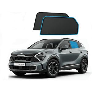 Side & Rear Windows Sun Shade for Kia Sportage 2023-2025 | Custom Fit, Magnetic Mesh Cover | Baby UV/Heat Protection, Privacy Shield Sunshade (2-Pack Rear Side Window Shades)