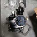 Marine Carburetor for Mercruiser 3.0 Carburetor 2 Barrel Carb for Mercury Mercarb 3.0L 2.5L 4CYL Engine with Jets and W/Electric choke Long Linkage Gasket 3310-864940A01 8M0045397