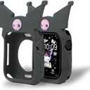Sonix x Sanrio Apple Watch Cover | Bumper Case for Apple Watch | Protective Silicone Cover | Fits 38mm/40mm/41mm | Kuromi - Black