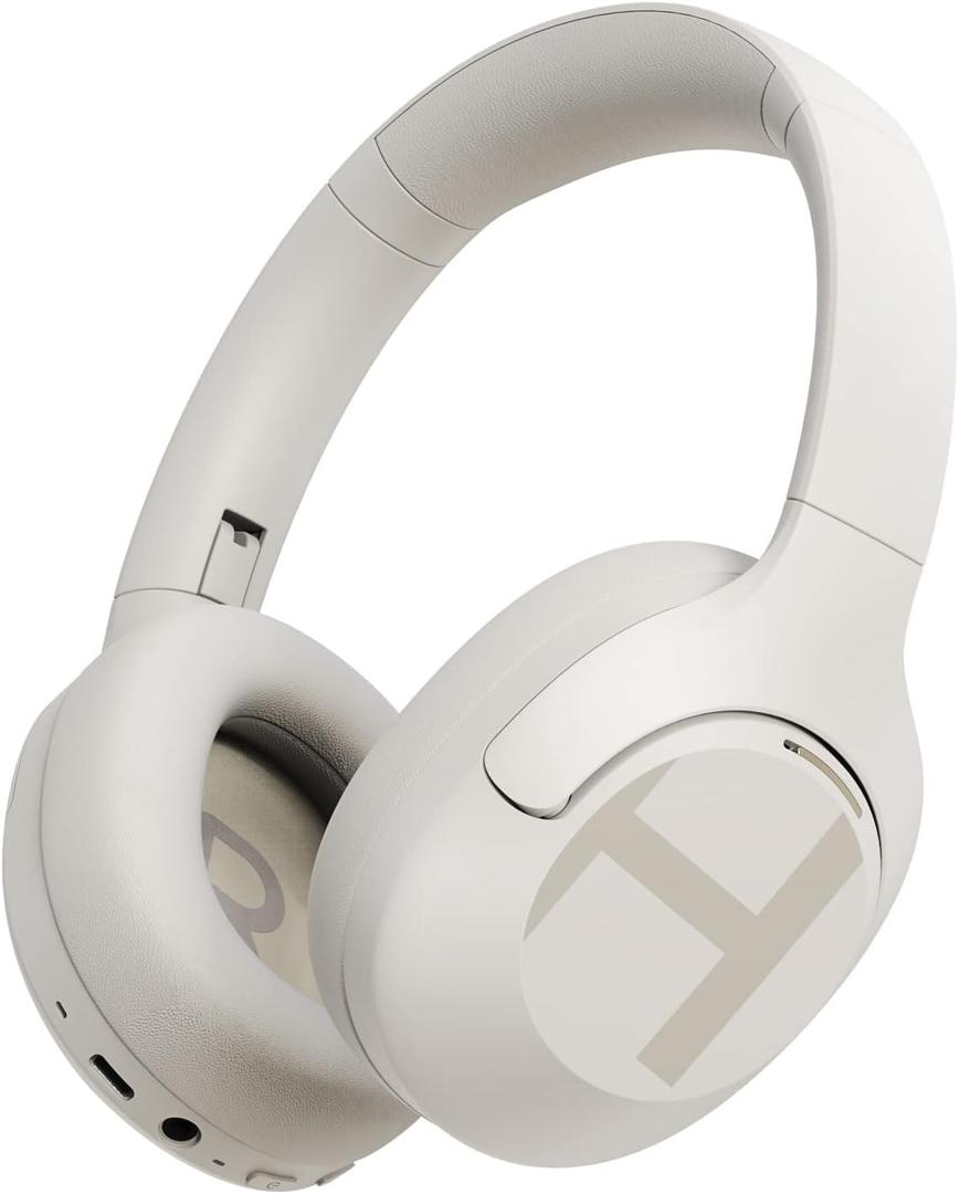HAYLOU S35 Noise Cancelling Bluetooth Headphones, LDAC Hi-Res Audio, Bluetooth 5.2 Multipoint Connect, 40H ANC Playtime, Clear Call,Wireless Over Ear Headphones