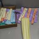 EASY JOY 15PCS Pastel Paper Tissue Pom Poms Decoration Macaron Rainbow Candy Ice Cream Easter Flowers Wall Hanging Decor for Birthday Wedding Baby Shower