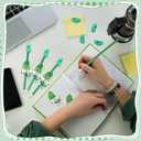 Jetec 30 Set Positive Emotional Gifts Bulk, Funny Pencils Inspirational Employee Gifts for Valentines Party Favors, Pickle Pencils with Erasers, Affirmation Cards for Office Teacher, Coworker Staff