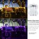 Solhice 2 Pack 16ft Battery Operated Christmas Lights Color Changing with Remote, Each 40 LEDs Mini Fairy Light, Twinkle String Lights for Outdoor Indoor Bedroom Garden Decor