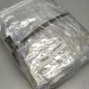 Clear Tarps Heavy Duty Waterproof 10x10 Ft, 20Mil PVC Transparent Vinyl Tarpaulin for Home, Clear Tarps with Grommets for Patio, Outdoor Porches, Pavilion Rain Shield, Winter Rainproof Canopy Fabric