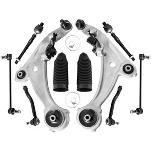 10pcs Front Suspension Kit for 20072013 Nissan Altima Lower Control Arms with Ball Joints, Inner & Outer Tie Rod Ends, Sway Bar Links, Boots | OEM Replacement