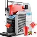 Slushie Machine for Home 15-60Mins - 88oz Slushy Machine Maker No Ice Needed Self Cleaning, Frozen Drink Machine, 7 Preset Programs for Margarita, Frapps, Milkshakes, Soda, Fruit Juice Slushies (68OZ, Silver)