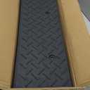 Curb Ramps for Sidewalks 1.6" Rise Rubber Curb Ramps Threshold Ramp for Driveway Shed Ramp for Riding Mower Garage Ramp Door Threshold Ramp for Wheelchair 7000lbs Capacity