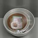 8/10/12 Inch Self-Watering Pots for Indoor/Outdoor Plants - Large Plastic Planter with Drainage Holes, Water Level Indicator & Deep Reservoir, Modern Decorative Flower Pots (White)