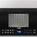 KoolMore 1.3 cu. ft. 24 inch Over The Range Stainless Steel Microwave (KM-MOT-OP1SS), 300 CFM Vent Hood Function, 1000W