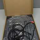 SPACEKEEPER Folding Hand Truck, 500 LB Heavy Duty Luggage Cart, Utility Dolly Platform Cart with 6 Wheels & 2 Elastic Ropes for Luggage, Travel, Moving, Shopping, Office Use, Black