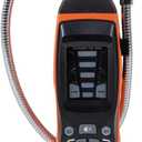 Klein Tools ET120 Gas Leak Detector, Combustible Gas Leak Tester with 18-Inch Gooseneck Has Range 50-10,000 ppm, Includes Pouch, Batteries
