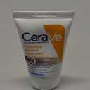 CeraVe Hydrating Mineral Sunscreen SPF 30 with Sheer Tint, Tinted Mineral Sunscreen with Zinc Oxide & Titanium Dioxide, Blends Seamlessly For Healthy Glow, Deep, 1.7 Oz