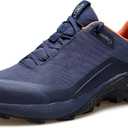 HUMTTO Men's Lightweight Hiking Shoes Breathable Slip Resistent Mesh Trail Running Shoes Outdoor Camping Backpacking Trekking Sneakers Daily Walking Shoes
 (11, Blue)