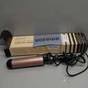 Large Curling Iron 2 Inch, Ceramic Long Barrel Hair Curling Wand, Hair Styling Tool, Dual Voltage, LCD Display, Black