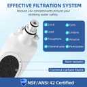 SETFEEL Adq360061 Water Filter Replacement for LG Refrigerator Lt700p Adq36006101 Lfds22520s,Fit Kenmore 9690 469690 Adq36006102 Lfxc24726s Lfxc29626s Rwf1200a Water Filter, 3-Pack