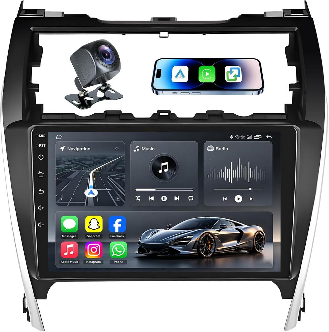 8-Core Android 15 Car Radio Stereo for Toyota Camry 2012 2013 2014