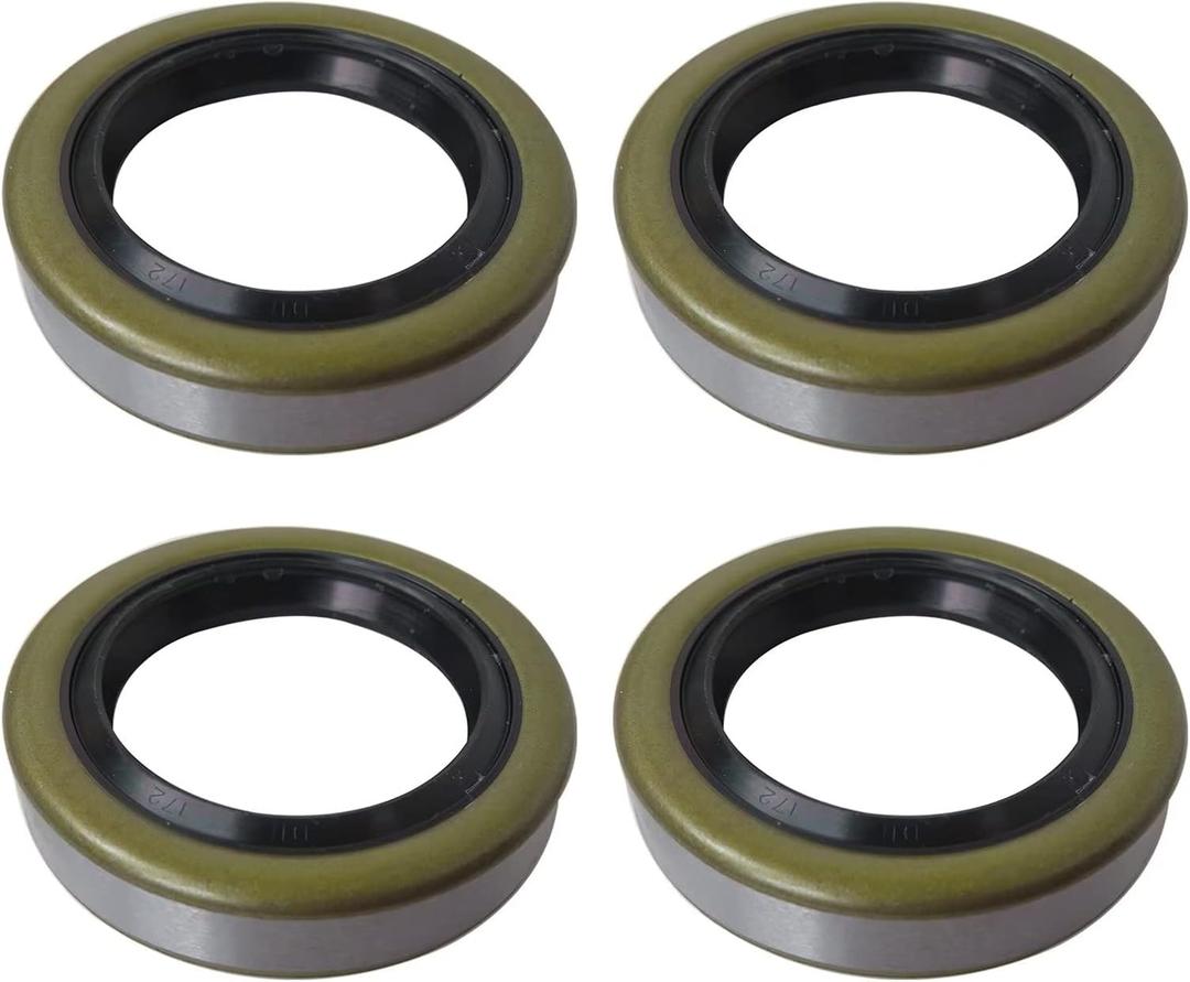 Pack of 4 Trailer Axle Hub Wheel Grease Seal for Dexter 010-019-00 (10-19) Transcom 171255TB National 473336, 3500# E-Z Lube Axle #84 1.719'' X 2.565'' - GRABOTE
