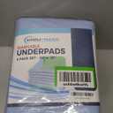 Simpli-Magic Washable Underpads, 34"x36" (Pack of 6) Heavy Absorbency Reusable Bedwetting Incontinence Pads for Kids,Adults,Elderly,and Pets, Waterproof Protective Pad for Bed,Couch,Sofa,Floor