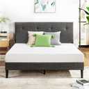 Best Price Mattress 6 inch Twin Mattress Bed-In-A-Box, Green Tea Memory Foam, White
