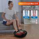 COMFIER Shiatsu Foot Massager with Heat, Vibration,Rolling Compression Feet Massager Machine for Plantar Fasciitis,Neuropathy Pain,Gifts for Her,Him Fits Size up to 13 Multiple Modes