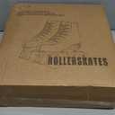 jessie High-Top Roller Skates for Men Women Outdoor and Indoor Roller Skates for Beginner Classic Four-Wheel Roller Skate with Shoes Bag 40, Cyan 