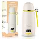 Portable Bottle Warmer for Travel, 212 Boil & 149 Pasteurization, 17.5oz Milk Warmer for Baby with Temp Control, 16000mAh Bottle Warmer On The Go, Portable Milk and Water Warmer