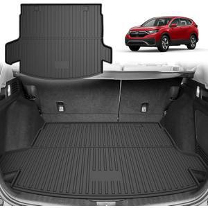 All Weather Cargo Liner Fit for 2020-2022 Honda CR-V (Only for Hybrid) - Custom Fit TPE Rubber Trunk Mat Accessories for Honda CRV Hybrid 2020-2022