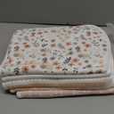 Organic Burp Cloths Baby Boy & Girl - 5-Pack Super Absorbent Cotton Burping Cloths for Babies, Soft & Plush Newborn Spit Up Rags, Infant Towels for Milk Spit Up, Unisex, Large 21" x 10" (Sweet Charm)