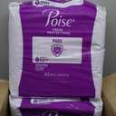 Poise Incontinence & Postpartum Pads for Bladder Leaks, 5 Drop Maximum Absorbency, Long Length, 84 Count