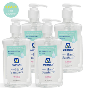 8 Fl. Oz. Advanced Hand Sanitizer Gel with 62% Alcohol Based,4 Pack