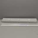 Cordless Room Darkening Venetian Blind - 30 Inch Width, 64 Inch Length, 2" Vinyl Slat Size - White - GII Luna Light Filtering Horizontal Mini Windows Blinds for Interior by Achim Home Decor