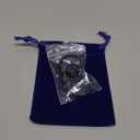 Bridal Sets Black Gold Plated Womens Wedding Bands Blue Cz Engagement Ring Sets (9, Purple)